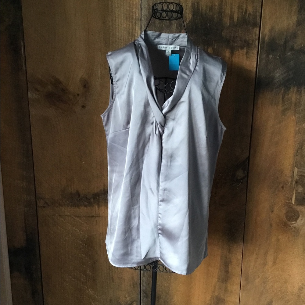 Gray Sleeveless Top
